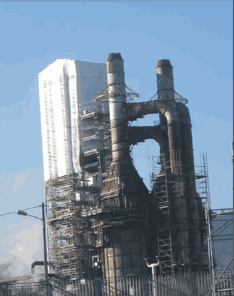 Echafaudage-Industrie-Metallurgique