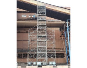 Tour d'accès échafaudage Industrie