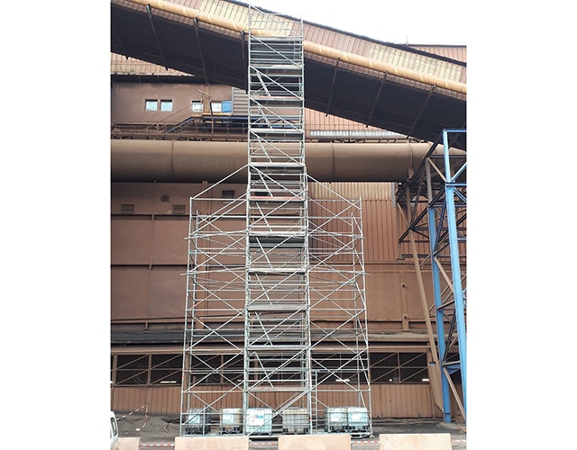 Tour d'accès échafaudage Industrie