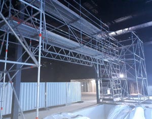 Echafaudage intérieur - Industrie